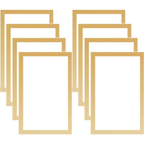 Cadre photo magnétique, format A6, autocollant, cadre d'information, cadre magnétique pliable avec fermeture magnétique pour photos, messages, certificats, affiches, (1/5)