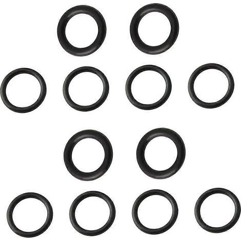 Lot de 12 joints d'étanchéité ronds en caoutchouc pour supports de freins à disque de vélo (noir)-0.9X0.9CM-Black (1/3)