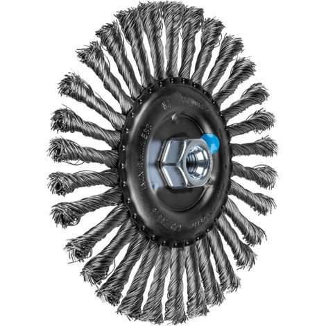 PFERD TOOLS Rundbürste gezopft RBG Ø 178x13 mm M14 Edelstahl-Draht-Ø 0,50mm Winkelschleifer