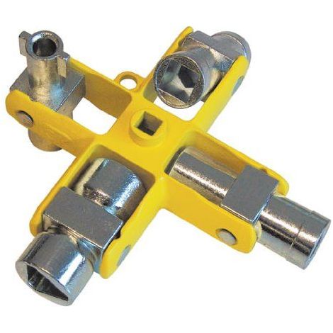 C.K T4451-2 Chiave C.K universale commutabile 9 in 1 Chiave per armadio elettrico 1 pz. (1/2)
