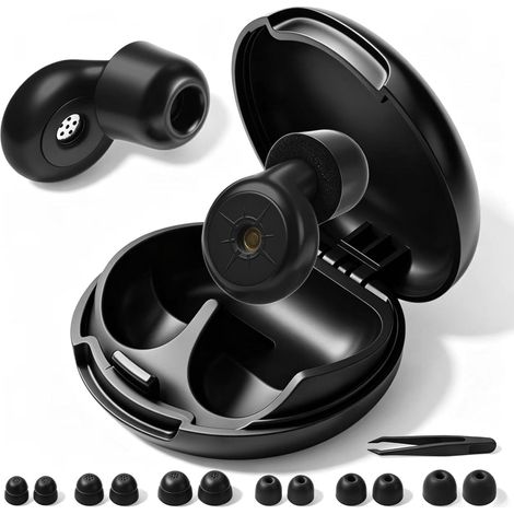 Bouchon d'Oreille pour Dormir 50dB Souple Réutilisable (1/5)