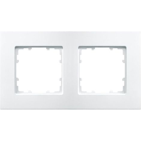 Marco 2 elementos 161x90mm en blanco polar  Siemens Delta MIRO 5TG11120WH
