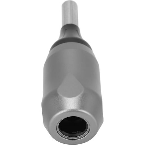Manchon de tatouage en aluminium professionnel, gris, compatible cartouches, outil rechargeable pour artistes tatoueurs, accessoire de qualité supérieure. (1/5)