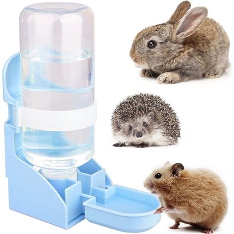 Trinkflasche für Kleintiere Großes Fassungsvermögen von 500 ml Automatische Trinkflasche mit Aufhängesystem Geeignet für Kaninchen Hamster Ratten (1/5)