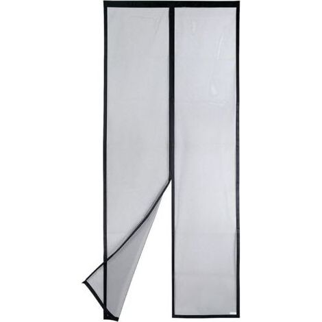 Moustiquaire magnétique pour porte 90x210 cm – Maille ultrarésistante – Fermeture automatique – Garde l'air frais – Installation sans vis (1/5)