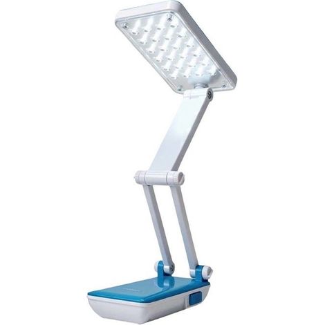 Lampe de bureau - AVIZAR - 24 LED SMD 3 intensités - Pliable - Bras articulé - Rechargeable USB (1/5)