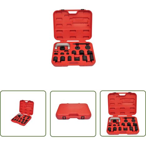 Coffret d'adaptateurs extracteur de joint à rotule 21 pièces - Outil Mécanique Automobile - Kit Outil Joint Rotule - Adaptateur Joint Rotule - Extraction Joint Universel - Réparation Suspension (1/4)