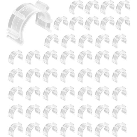 50 clips transparents pour boîtiers de canette, identification (1/5)