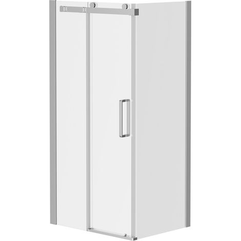 Series 10 Chrome Roller 1000mm x 760mm Sliding Door Shower Enclosure (1/5)
