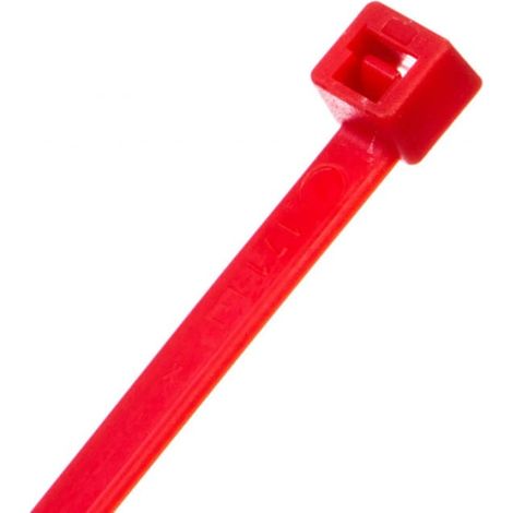 Brida roja para cables 200x4,8 mm 5215RE BMRD2048 /100 unidades/