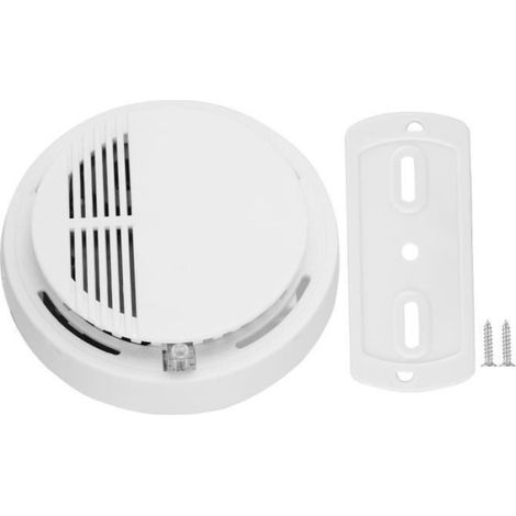 Détecteur De Fumée - Photoélectrique - Sans Fil - Fonctionne Avec Pile 9 V - Pour Intérieur - 1 Pièce (1/4)