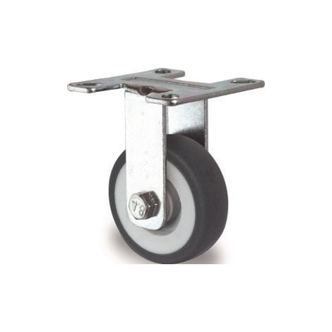 Rueda  giratoria  100mm  100kg  VG  Cojinete  liso  77x67mm  TECWERK (1/2)