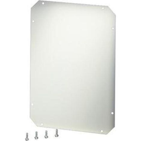 HENSEL MONTAGEPLATTE FP MP 20 4MM STARK MONTAGEPLATTE FÜR VERTEILERGEHÄUSE 4012591104551 (1/2)