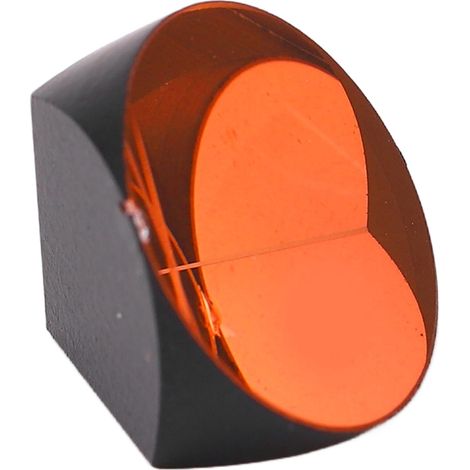 Prisme optique conique 12,7 mm en verre avec revêtement cuivré, lentille prismatique pour station totale, topographie et géodésie (1/5)