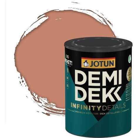 JOTUN - Peinture Bois, Lasure Opaque Satinée - RAL 3012 - Rouge Beige - 0,75L (1/2)