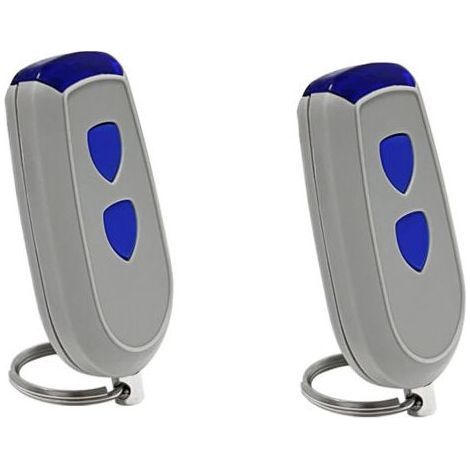 Lot de 2 Télécommande Portail 433,92MHz Compatible avec EA433 2KM Micro,EA433 2KS,EA433 4KS,RCU 433-2,RCU 433-4,NOO2800,EA433-M4 (1/4)