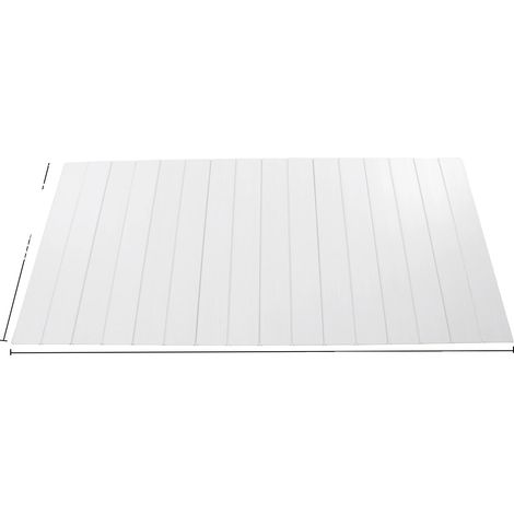 Couvercle de baignoire, matériau PVC imperméable, design pliable et gain de place (1/2)