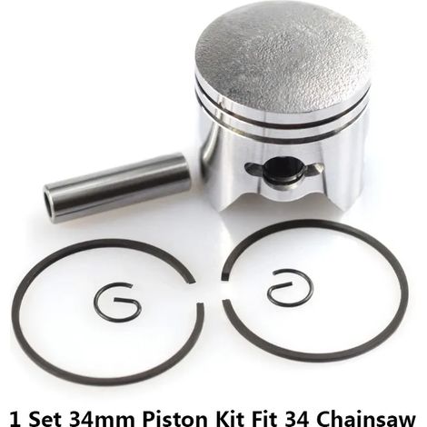 (1 jeu) Kit piston CMCP compatible avec les tronçonneuses, débroussailleuses et souffleurs Stihl BG45, BG46, FS38, FS45, FS55, HS45 et HS81. Accessoires pour outils de jardin motorisés (1/4)