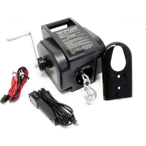 Cabrestante eléctrico de 12 voltios tracción hasta 4990 kg cabrestante de cable 160000524 (1/2)