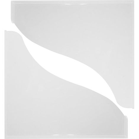 Spritzschutz aus Acryl für Badewannen, 1 Set, hohe Transparenz und glatte Oberfläche, (1/5)