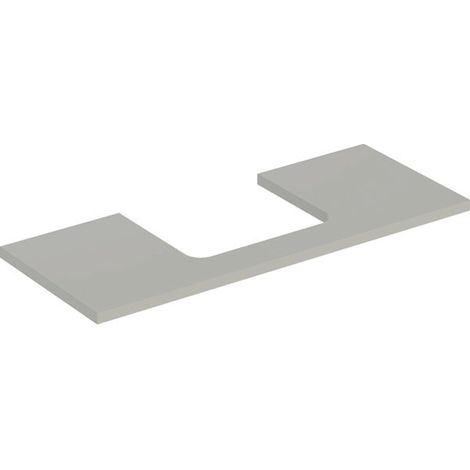 Plaque de lavabo Geberit ONE, découpe au centre, pour lavabo à (1/3)