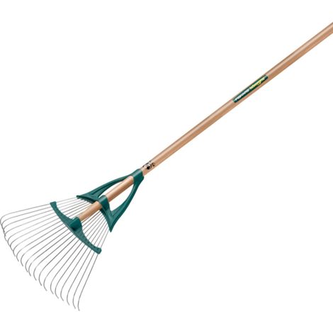 Leborgne – Balai à gazon Xfil scarificateur-émousseur 150 cm – 20 dents en acier – Monture en V pour maniabilité – Ramassage feuilles et herbe coupée