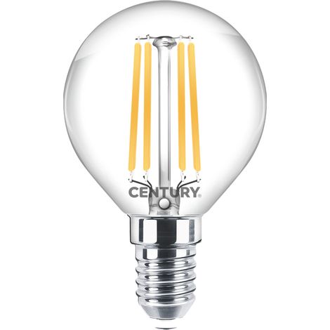 Century LAMPADA A FILAMENTO LED SFERA E14 Luce calda  6 W - 806 lumen 10.00 pz