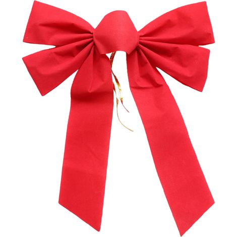 Ribbon - Noeud En Velours Rouge 3D - Décoration De Sapin De Noël Et De Fenêtre - Pour Maison Fête Mariage Voiture - 1 Pièce (1/5)