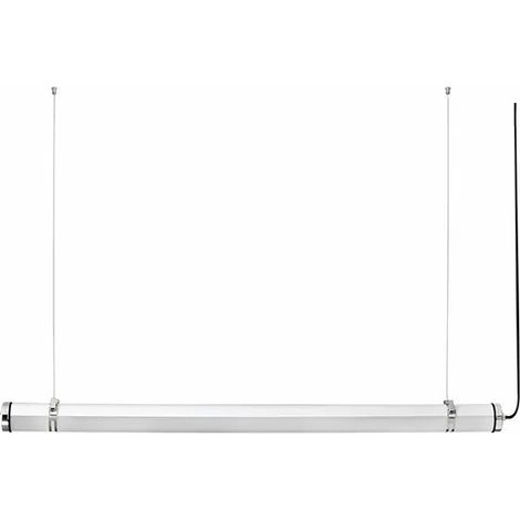 Faro Scuba 120cm Lampada a sospensione da soffitto per esterni cromata IP66 3000K