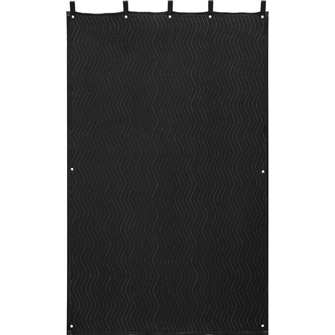 VEVOR Coperte Fonoassorbenti, 2032 x 1219 mm, Coperte da Trasloco con Occhielli, Coperta con Occhielli da Studio con Imbottitura in Cotone, per Finestre, Oscuranti, Registrazione Musicale
