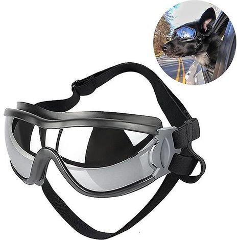 Verstellbare UV-Schutzbrille für Hunde, die Augenschutz und Windschutz gewährleistet. (1/5)
