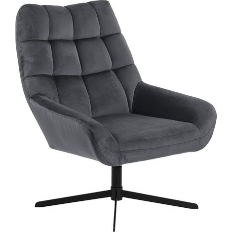 Paris fauteuil velours gris. (1/5)