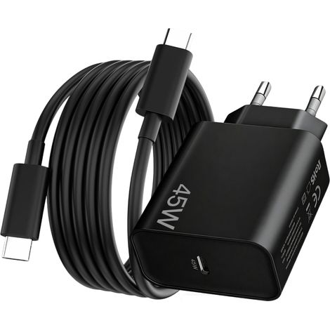 45W Chargeur USB C Charge Rapide pour Samsung A57 5G/A56 A55 A54 A17 A37 (1/5)