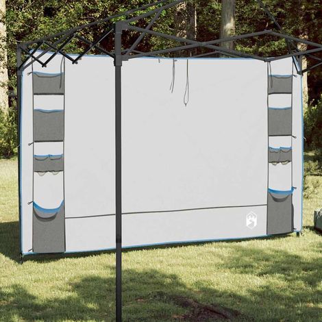 Hängender Zeltorganiser Grau und Blau 320 x 182 cm Oxford