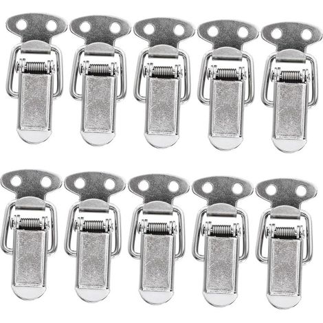 Healvian Lot de 10 boucles verrouillage à ressort en fer robuste (1/5)