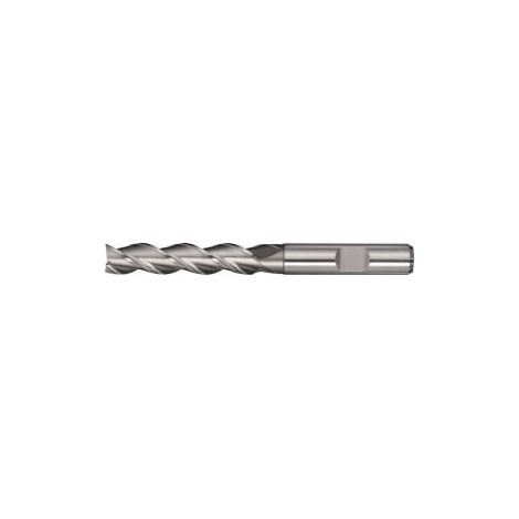 Fresa de ranurar DIN 844 Tipo W D.8mm HSS-Co8 Weldon Z.3 larga TECWERK (1/2)