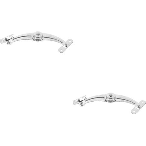Housoutil Lot de 2 charnières de support réglables en métal pour portes d'armoires de camping-car (1/5)