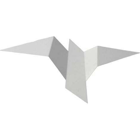 Applique murale LED à miroir croisé en forme d'oiseau, simple et créative, pour bureau, fond de mur, lampe d'ambiance pour salon, chambre ou chevet. (1/5)