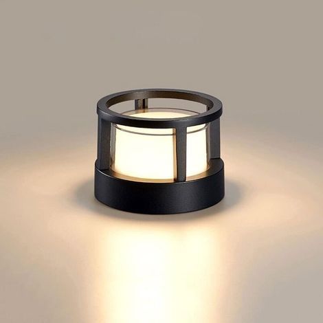 Pelouse Européenne Cylindrique Diam 13 cm Lampe Sur Pied 10w Blanc Chaud Colonne Lumineuse Paysage Étanche Cour Pont Patio Pier Chemin Pilier Lumière Villa Pathway Led Grassland Étage Lumières (1/5)