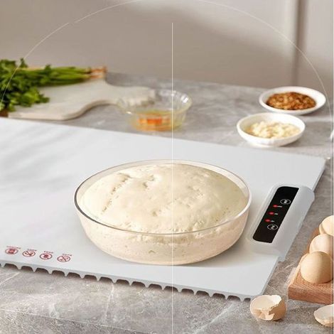 Disponible en une seule couleur : voir photo. Matière : silicone, alimentation secteur 110 V (norme américaine). Chauffe-plats multifonctionnel pour la maison.