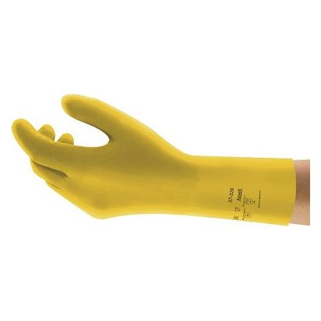 Gants de manutention Ansell AlphaTec 37-320, Taille 9, Industrie agroalimentaire, 1 Paire, Jaune ( Prix pour 1 paire )