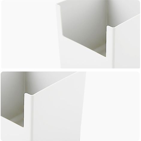 Boîte de rangement de cuisine, séparateur de tiroir en plastique, boîte de rangement pour cosmétiques de bureau (1/5)