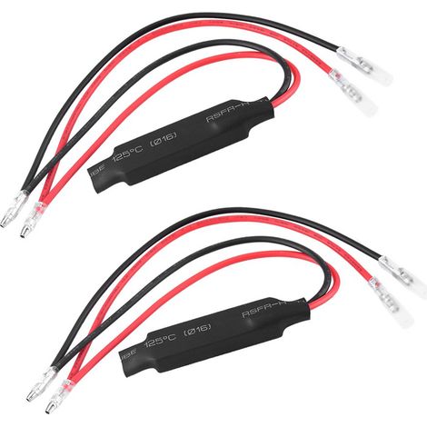 2PCS Résistances de 10 W, Moto LED Clignotant Indicateur Résistance Adaptateur Résistances de Charge. (1/5)