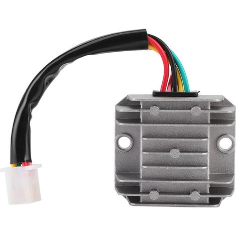 Régulateur redresseur de tension 12V 5 fils pour moto ATV Dirt Quad Scooter Autres pièce de rechange pour voiture