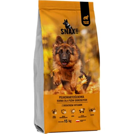 Snax Daily Hundefutter mit Vitaminen 15 kg