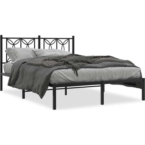 Maison Exclusive - Estructura cama sin colchón con cabecero metal (1/5)