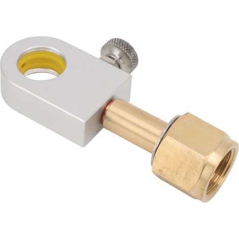 CO2-Adapter für Sodawasser für DUO, Terra und Art Wassersprudler, CO2-Zylinder W21.8 14 Kupferadapter mit Überdruckventil (1/5)