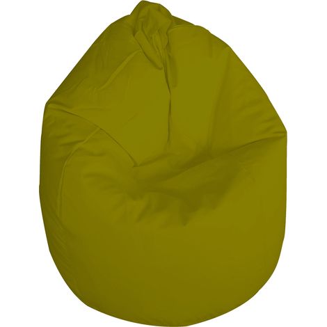Poltrona Sacco Pouf in poliestere 70x110 cm Ariel Pistacchio