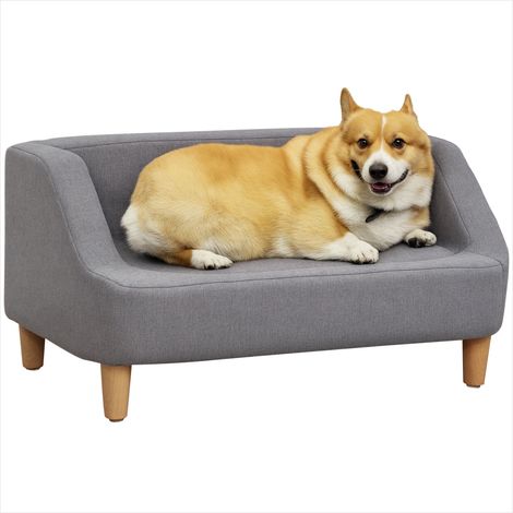 Couchage pour chien Lit canapé pour chien 75 x 55 cm en tissu (1/5)
