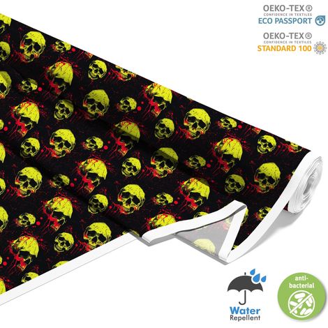 TESSUTI DECORATIVI PER ESTERNI OXFORD - Motivo Teschio I DX4857 (1/5)